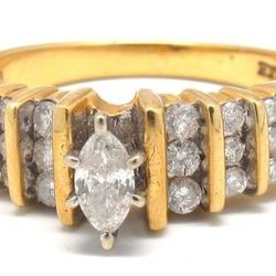 Ladies 14K Diamond Engagement Ring