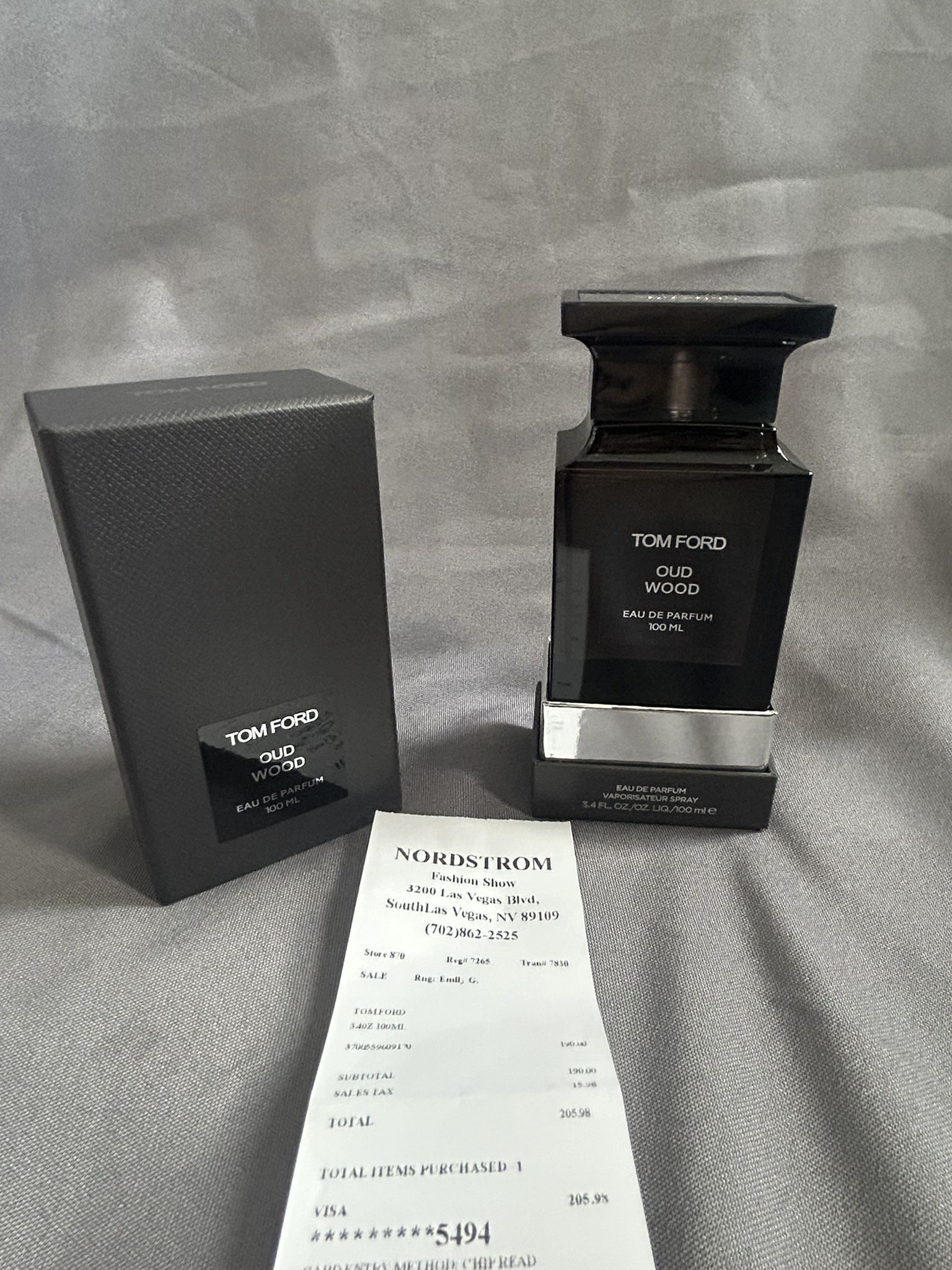 Tom Ford Oud Wood 100ML Brand New with receipt for 205.98$