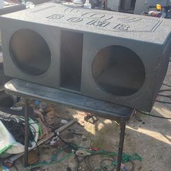 Ported ,Rhino Lined 12 Inch Sub Box 