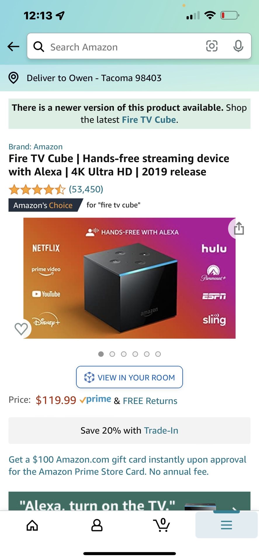 Amazon Fire Tv Cube