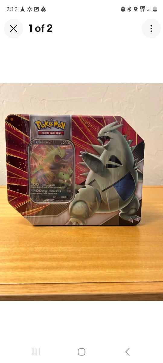 V Strikers Tin [Tyranitar V]