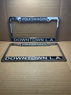 Volkswagen license plate frames