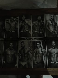 Brand new Chippendales poster size 22 inches wide 14 inches high brand new from Las Vegas I have Two posters $10 each both for $15