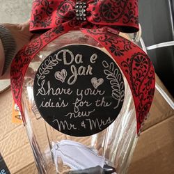 Custom Wedding Jar