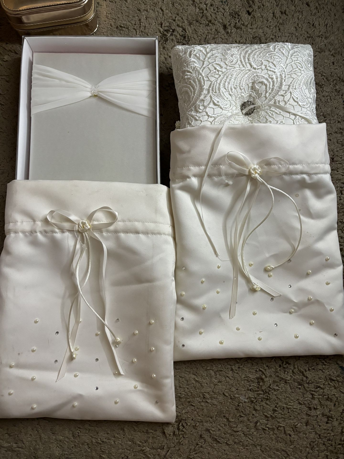 Ring Pillow and Guestbook