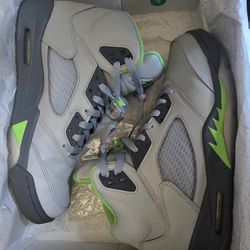 Jordan 5s Green Beans Size 10
