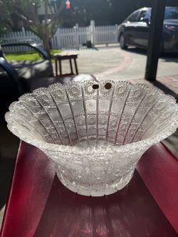 Bohemia Czech Crystal Glass Vase