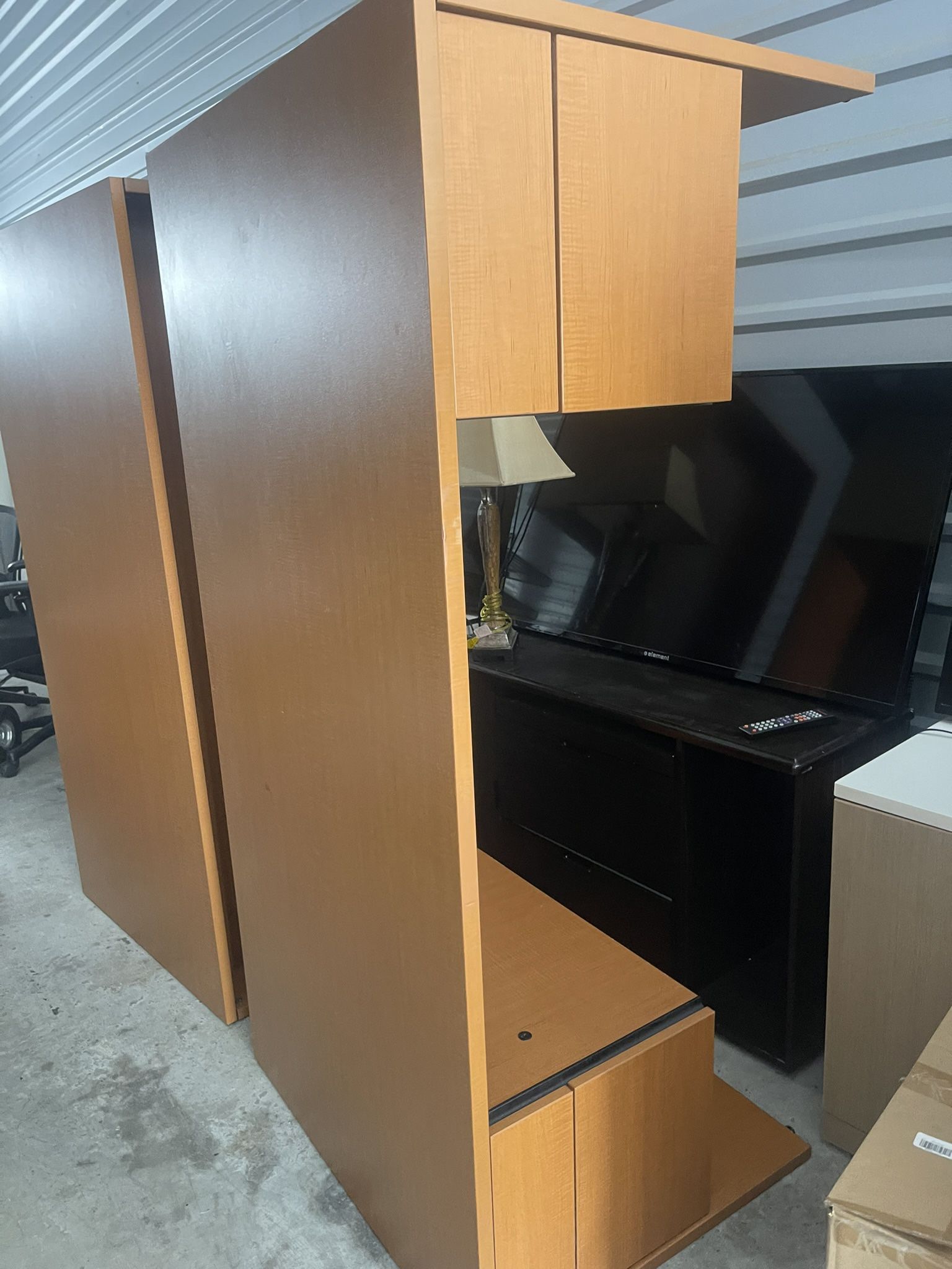 Desk And File Cabinet With Key $120 Each 