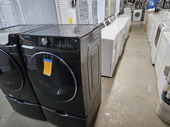Huge Sale Warehouse Full Of Nice Lightly Used Refurbished Reconditioned Certified Appliances Washer Dryer Refrigerator Oven Stove Stackable Free Warra