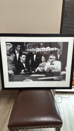 James Bond framed art