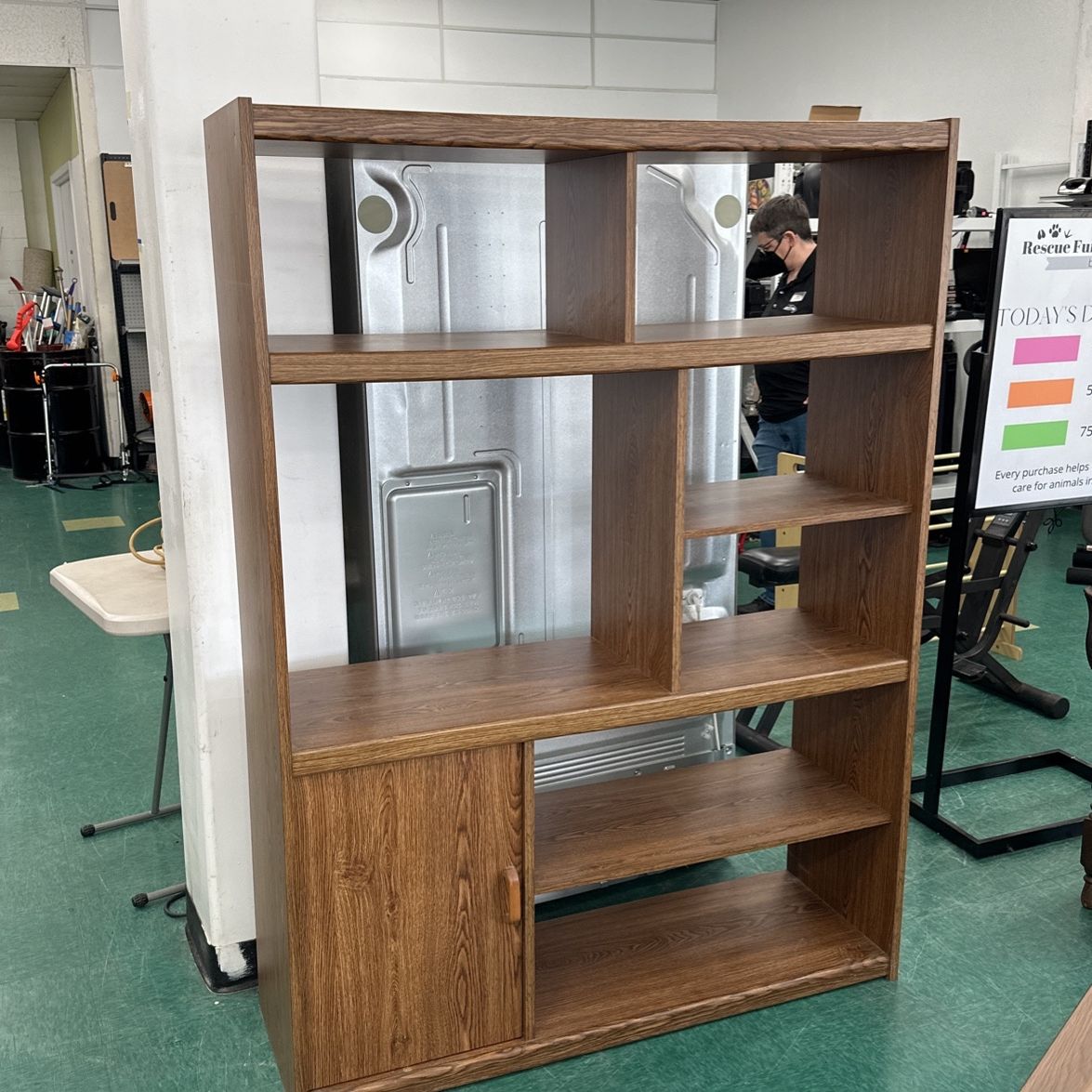 Wood Grain Wall Unit