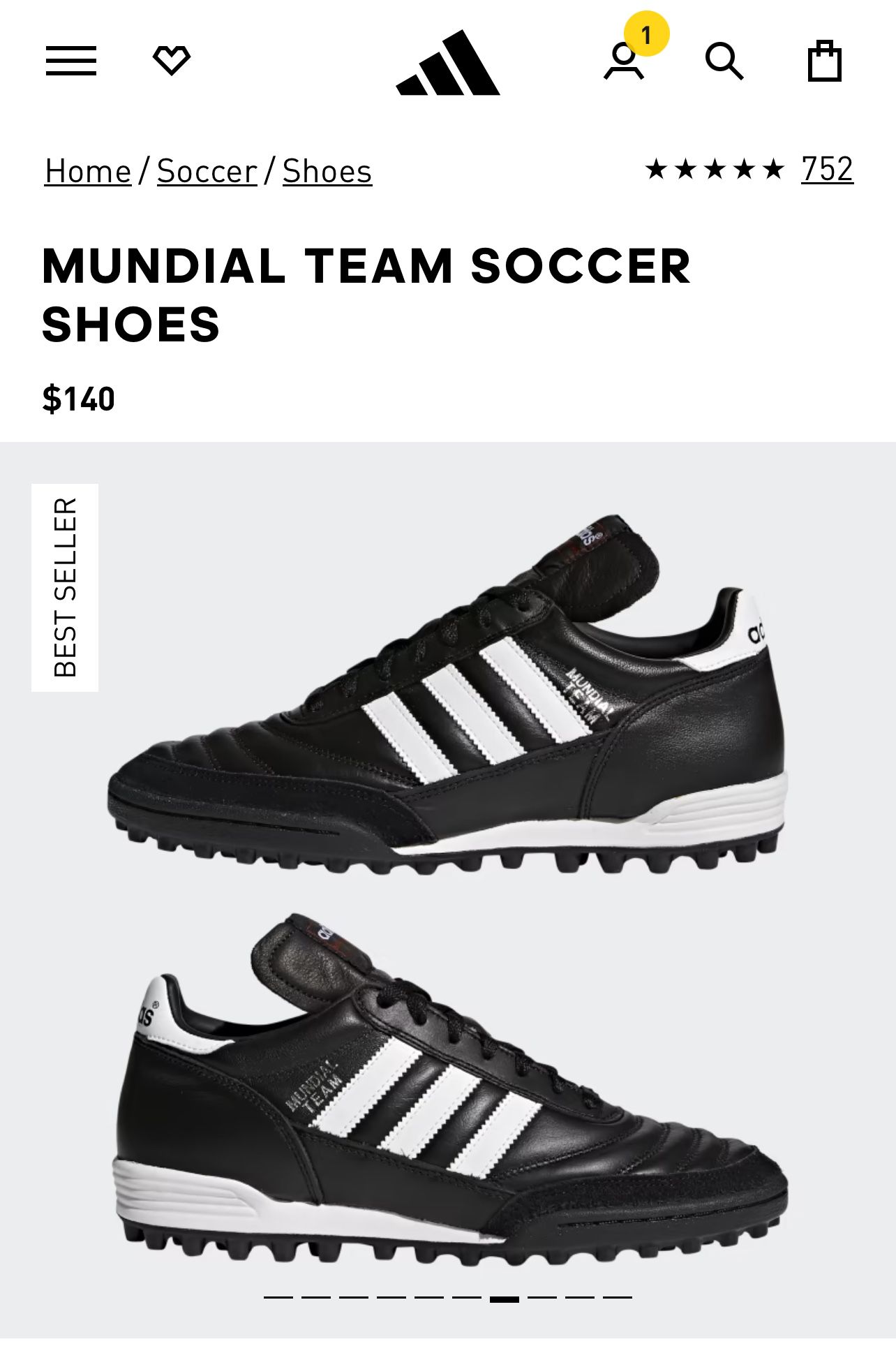 Men’s Adidas Soccer Shoes