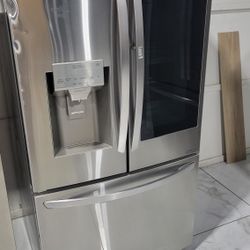 LG 29 Cu. Ft. 3 Door Refrigerator In Stailess Steel