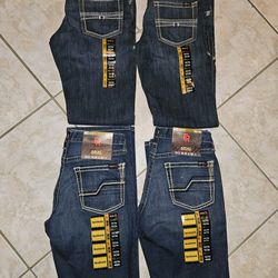 4 BRAND NEW WHITH TAGS ARIAT FR M5 DURASTRECH MEN'S WORK JEANS SIZE 32X36