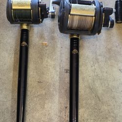 Shimano Tld 30 & 50 fishing combos/Braid/Custom Rods