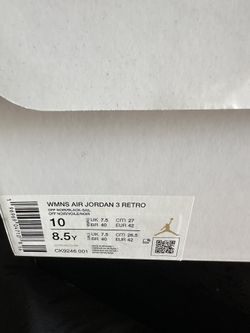 Jordan 3 Size 8.5