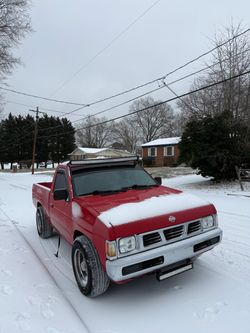 Nissan Pickup Truck Red Single Cab