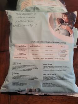Zomee Disposable 8 oz Breast Milk Storage Bags