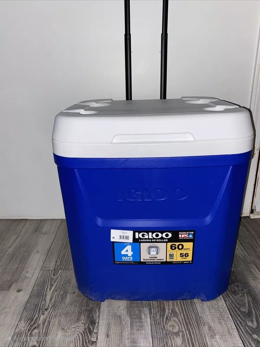 Igloo 60Qt Wheeled Rolling Cooler