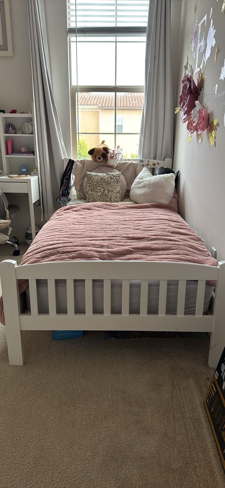 Twin White IKEA Bed