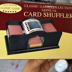Playing Card Shuffler- Perfect For Those  Card Game Or Poker  Nights