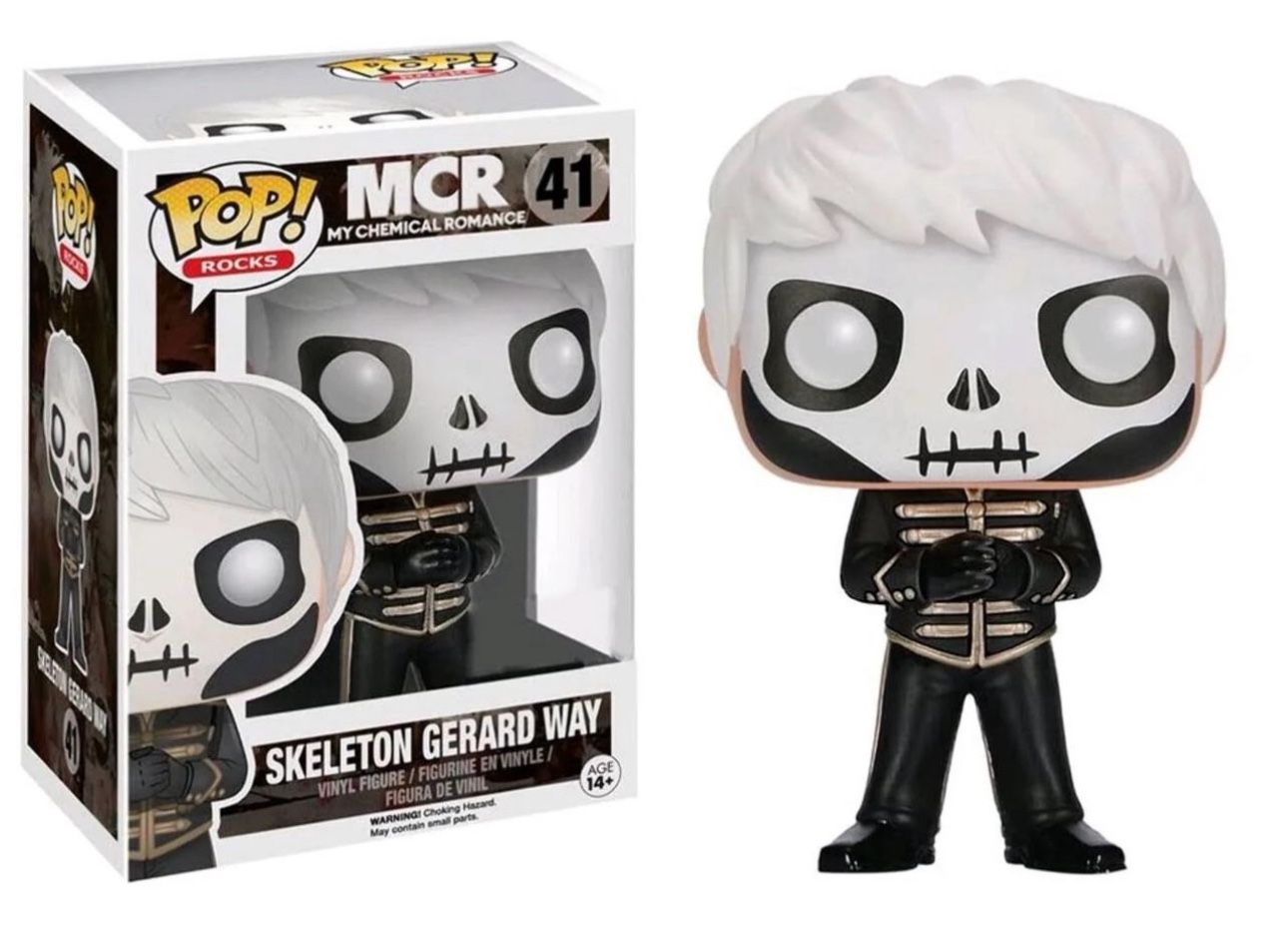 My Chemical Romance funko Pop new In Box - Skeleton Gerard Way