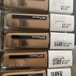 New Maybelline Superstay Foundations 