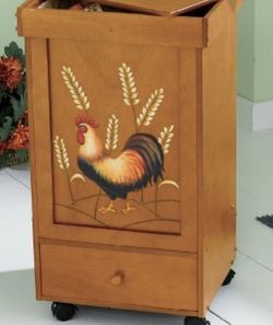 Wooden Roster Garbage Bin