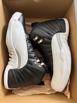 Air Jordan 12 Retro playoffs Black White Sneakers