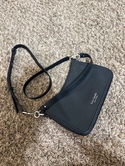 Kate Spade New York Black Leather Crossbody Bag