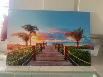 Beach Canvas Print 35”x24” $7.00