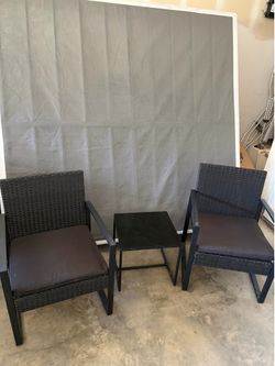 Outdoor patio set 3 piece