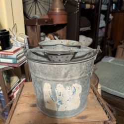 Galvanized Minnow Bucket