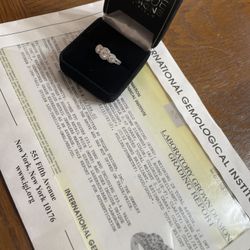 Diamond Ring W/ Certificate 