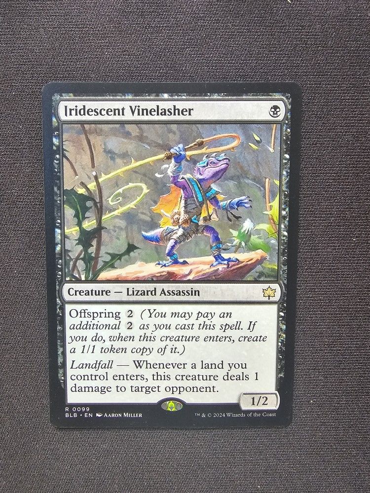 Iridescent Vinelasher [Bloomburrow]