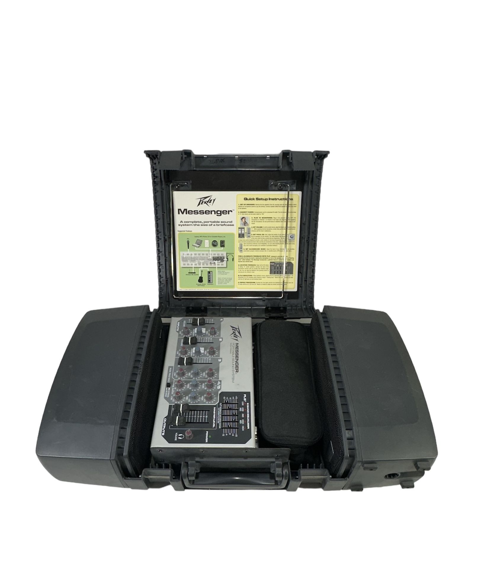 ■【マイク・各種ケーブル付】PEAVEY M100 ポータブルPAシステム □【マイク・各種ケーブル付】PEAVEY M100 ポータブルPAシステム