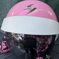 Pink Helmet Medium Size