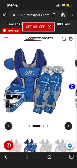 Catchers Gear Royal Blue Adult Size
