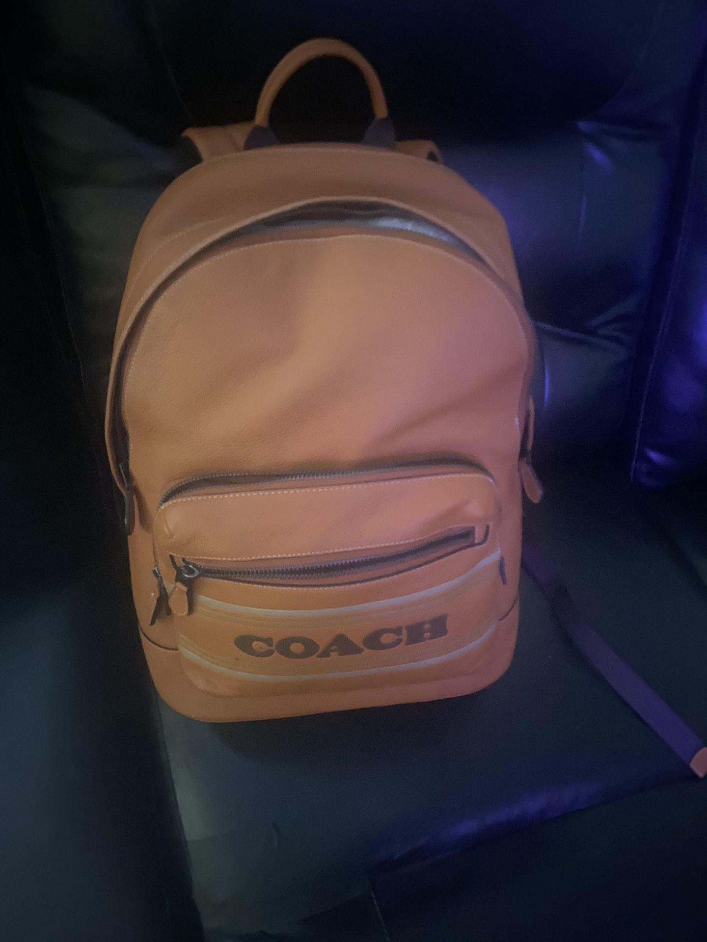 Coach Striped Book Bag 