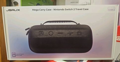 Jsaux Nintendo Switch Travel Case - Black