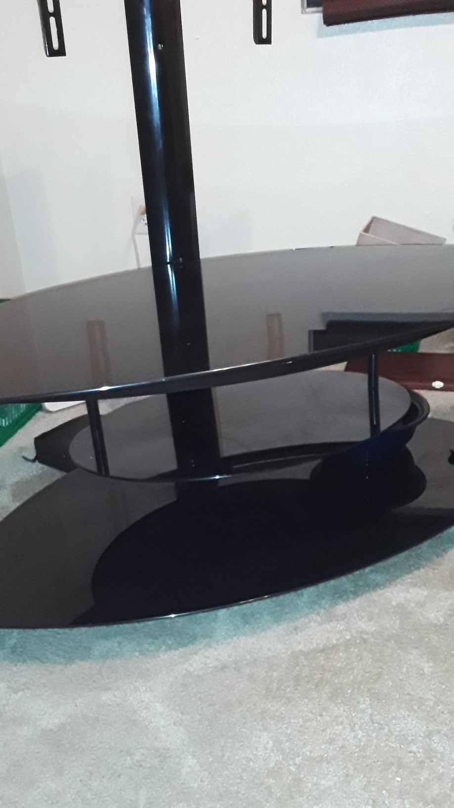 TV stand with a 3 foot swivel holds 52 inch TV 100 cash