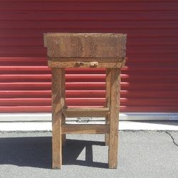 Butcher Block Work Table