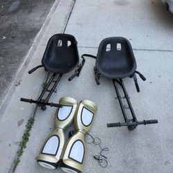 Hoover Board With Seat Attachment 