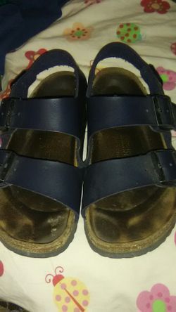 Navy blue Birkenstock