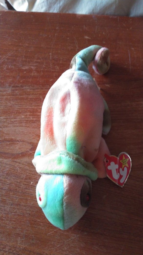 Ty Beanie Babies Rainbow 🌈 The Iguana