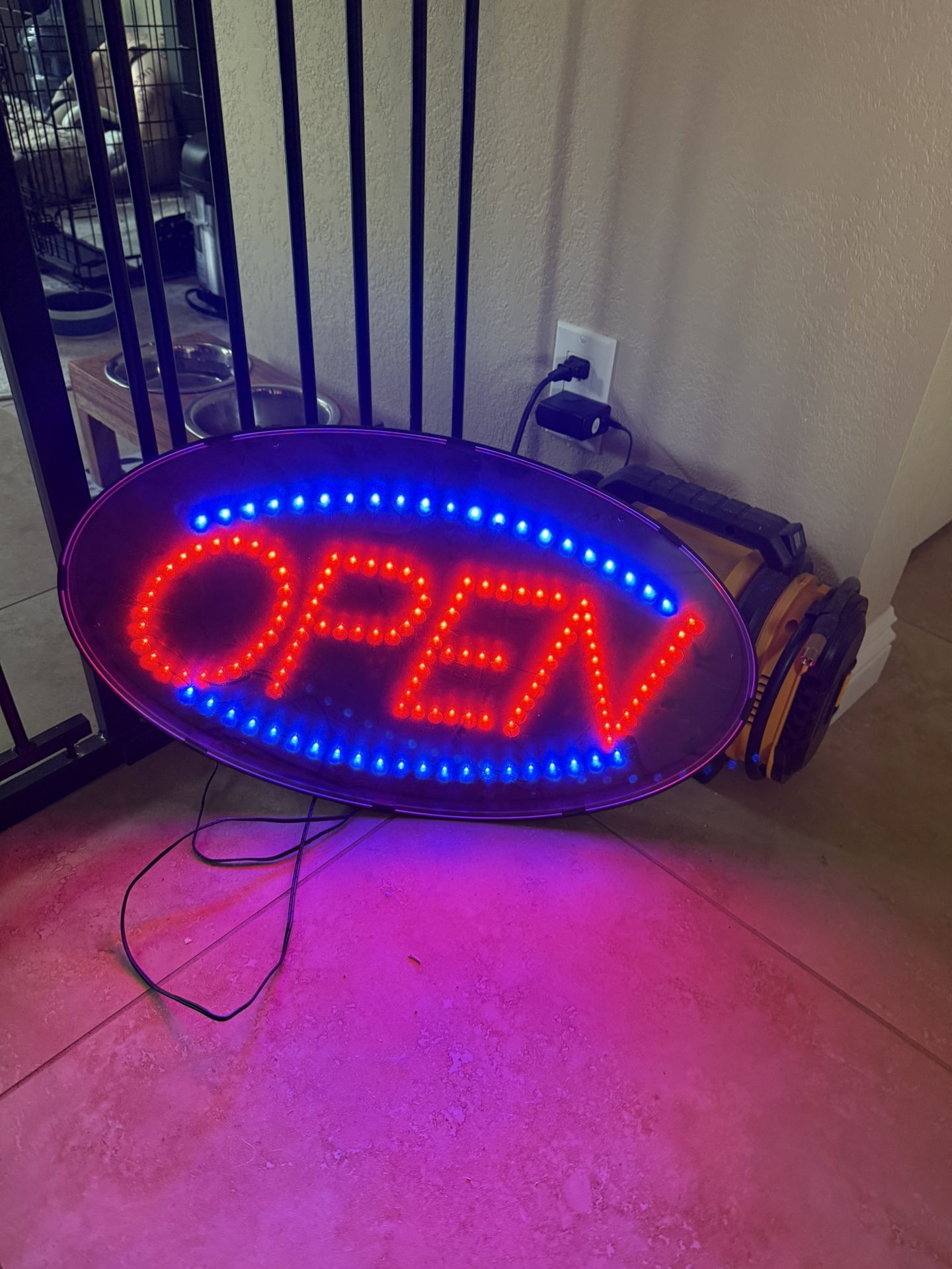 Open Light Up Sign