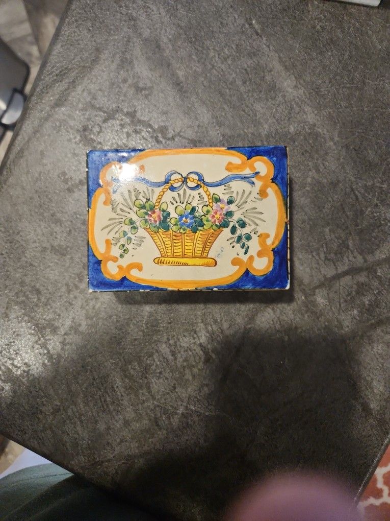 1954 Made In Italy Trinket Box