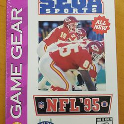 New Sega Sports Game Gear NFL " 95 "