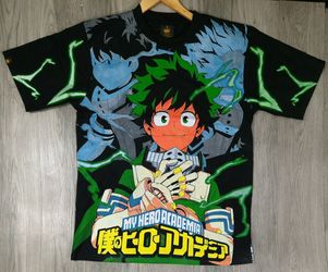 RARE Art For Villains My Hero Academia Deku All Might AOP Tee XL