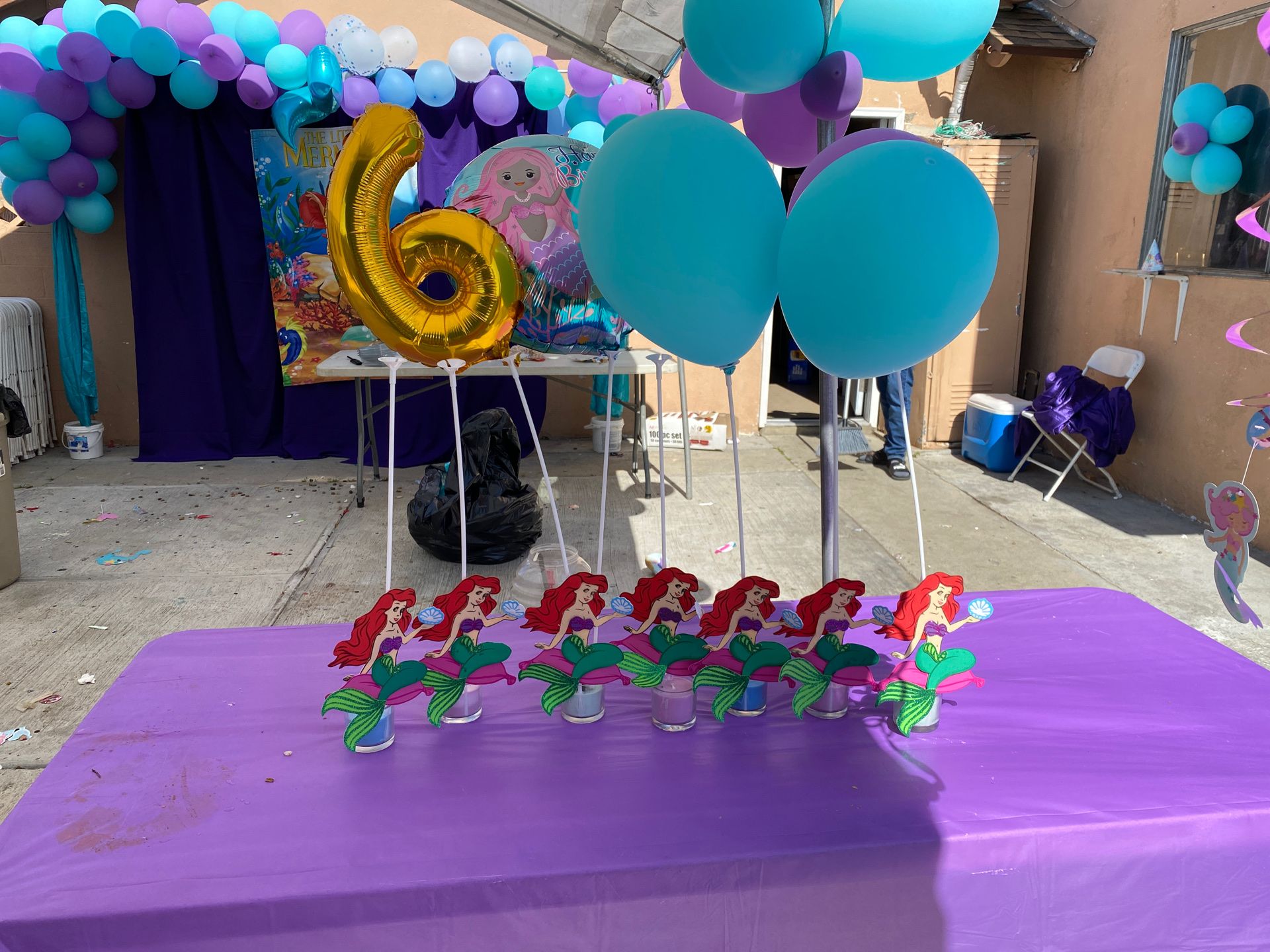 Little mermaid centerpiece